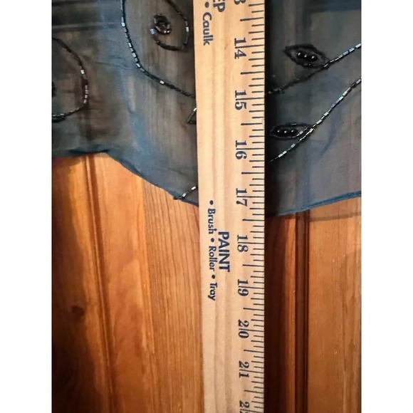 Beaded Shawl Evening Wrap Sheer Embellished Formal Occasion Party Cover Up - Picture 6 of 10